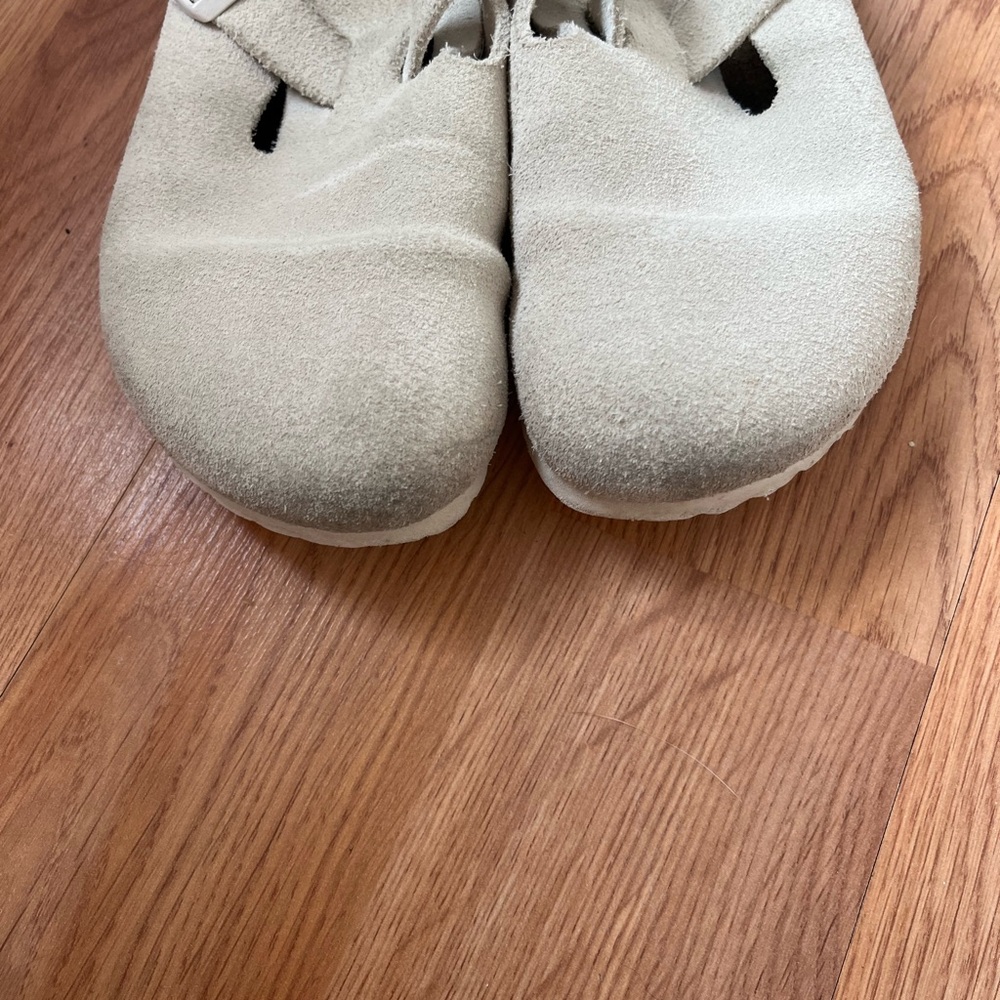 Boston Birkenstocks clogs antique white - Picture 2 of 3